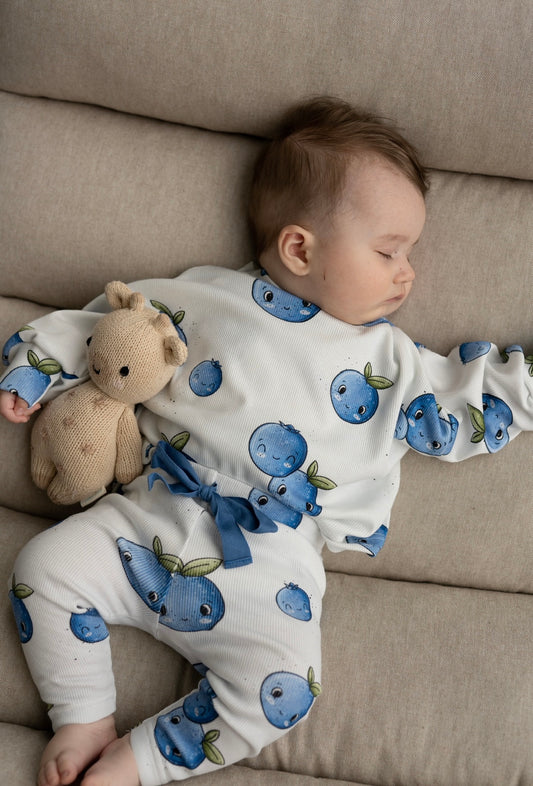 Bluza prążkowana BORÓWKA