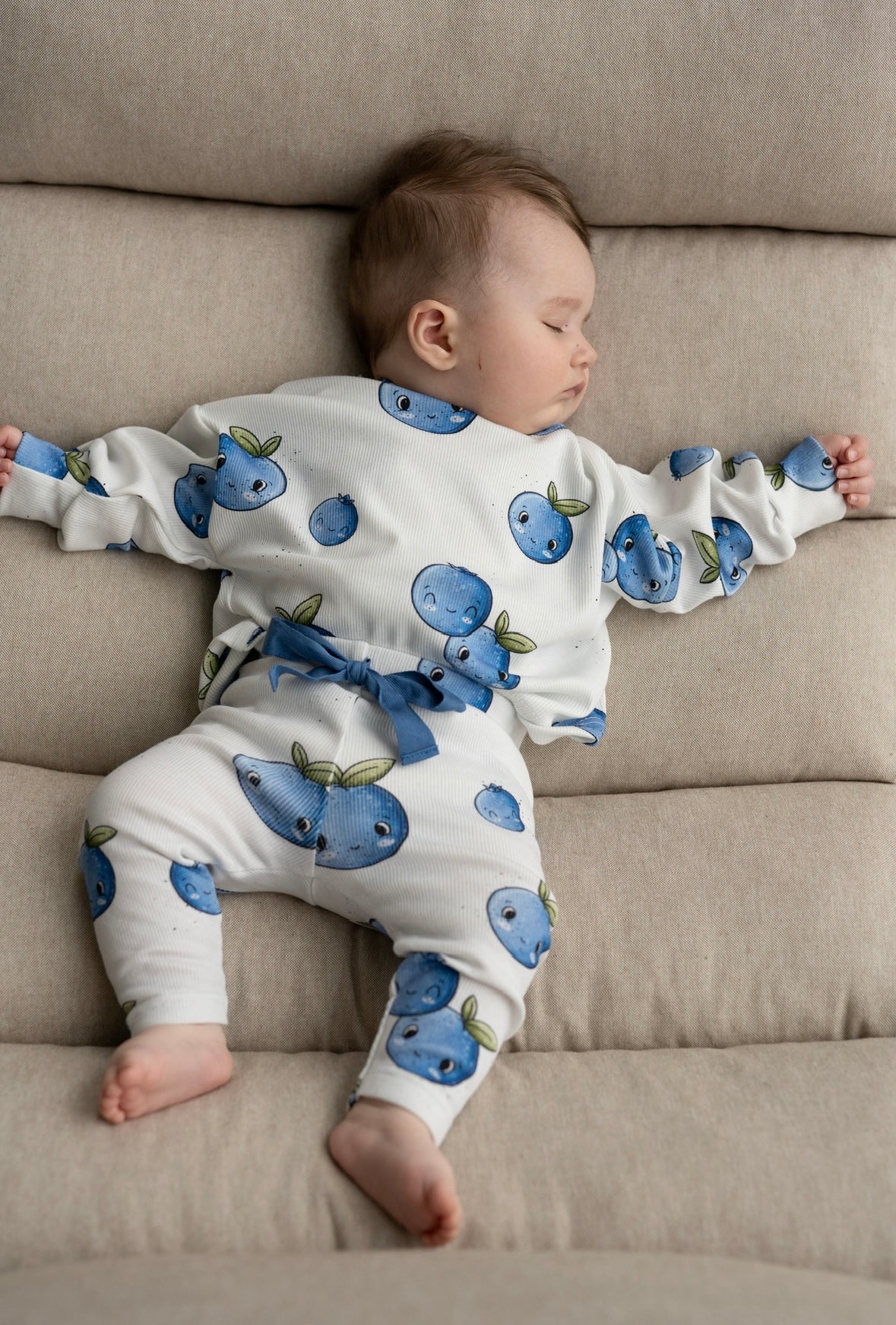 Bluza prążkowana BORÓWKA