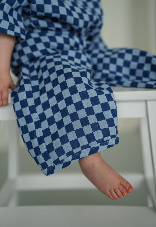 Kuloty muślinowe NAVY