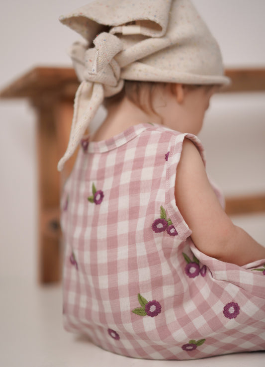 Rompers muślinowy Maison Bloom