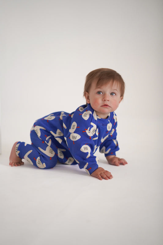 Bluza prążkowana BLUE CHOOK