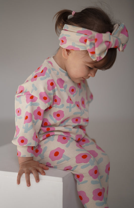 Bluza prążkowana MAGENTA