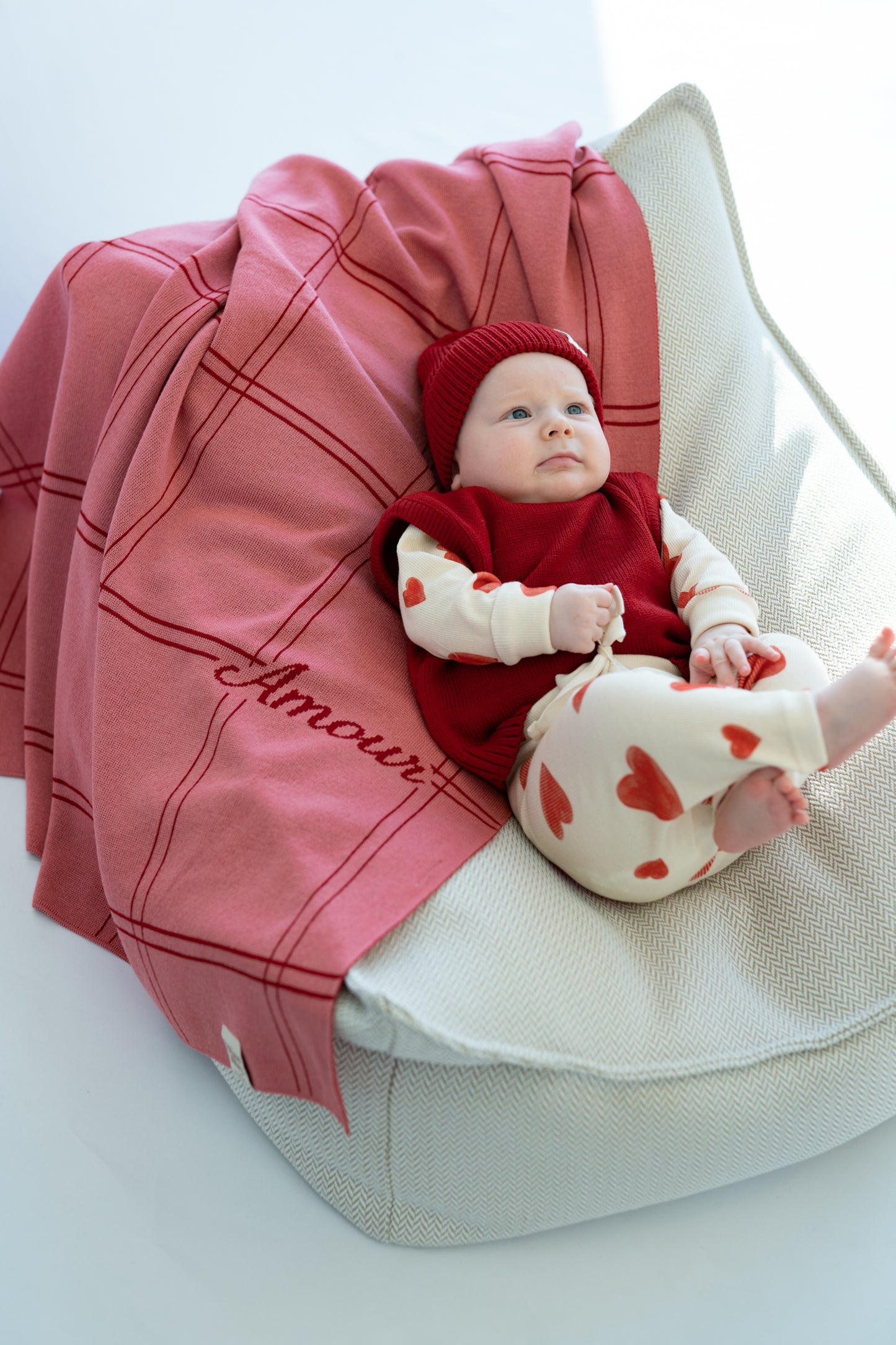 Kocyk 100% merino AMOUR 90X120cm