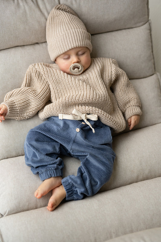 Sweter merino BEŻOWY