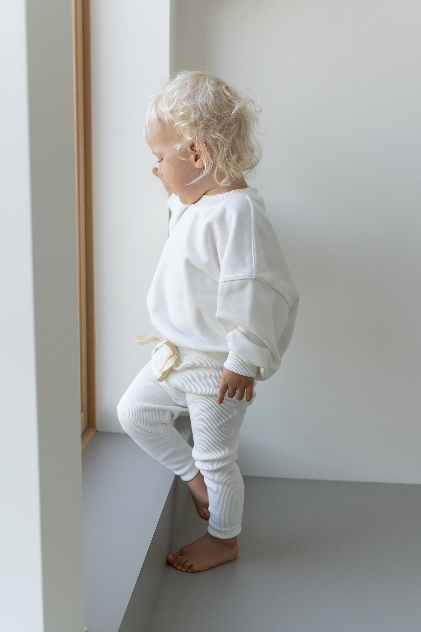 Legginsy ŚMIETANKOWE