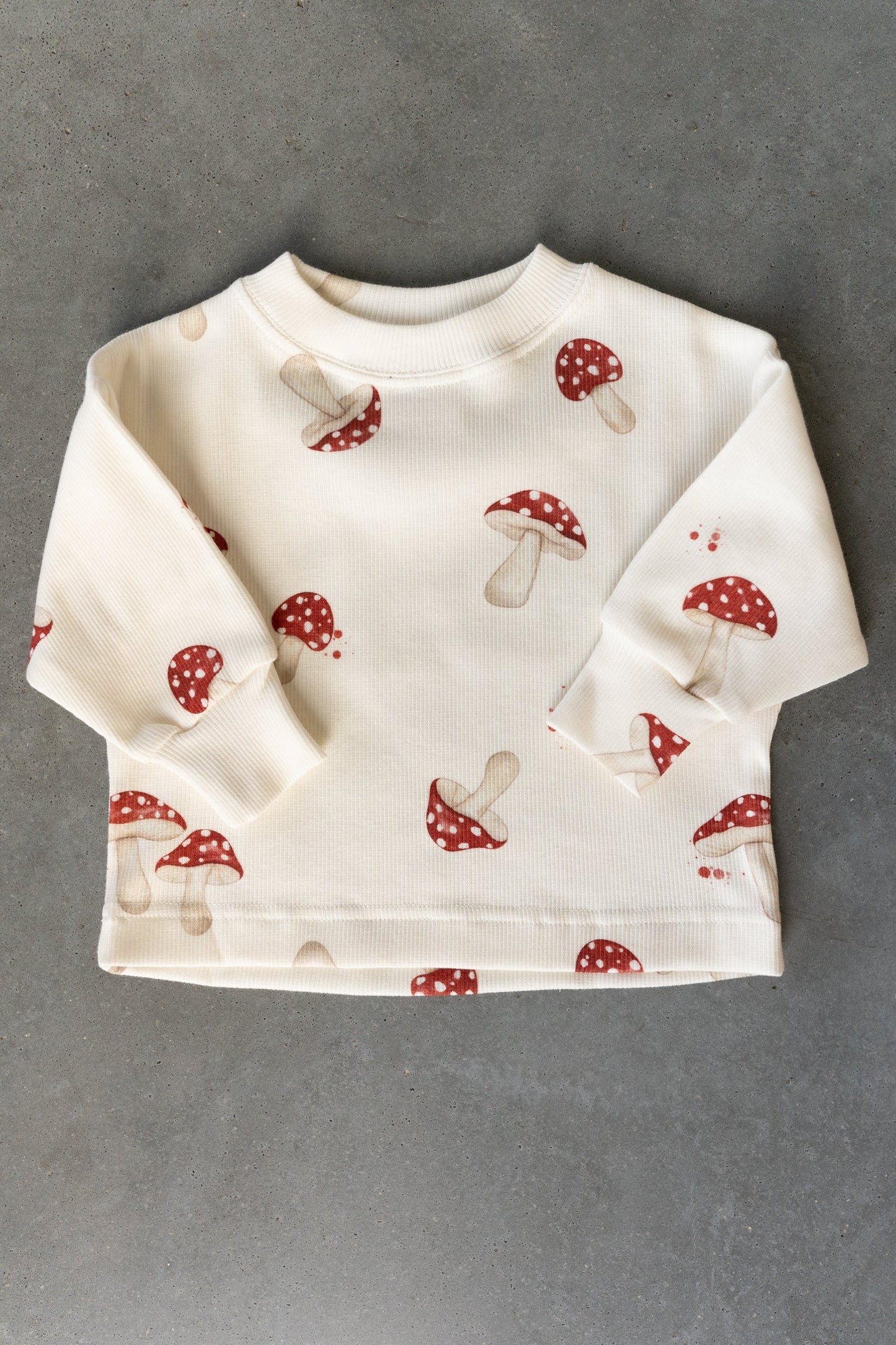 Bluza prążkowana oversize GRZYBKI