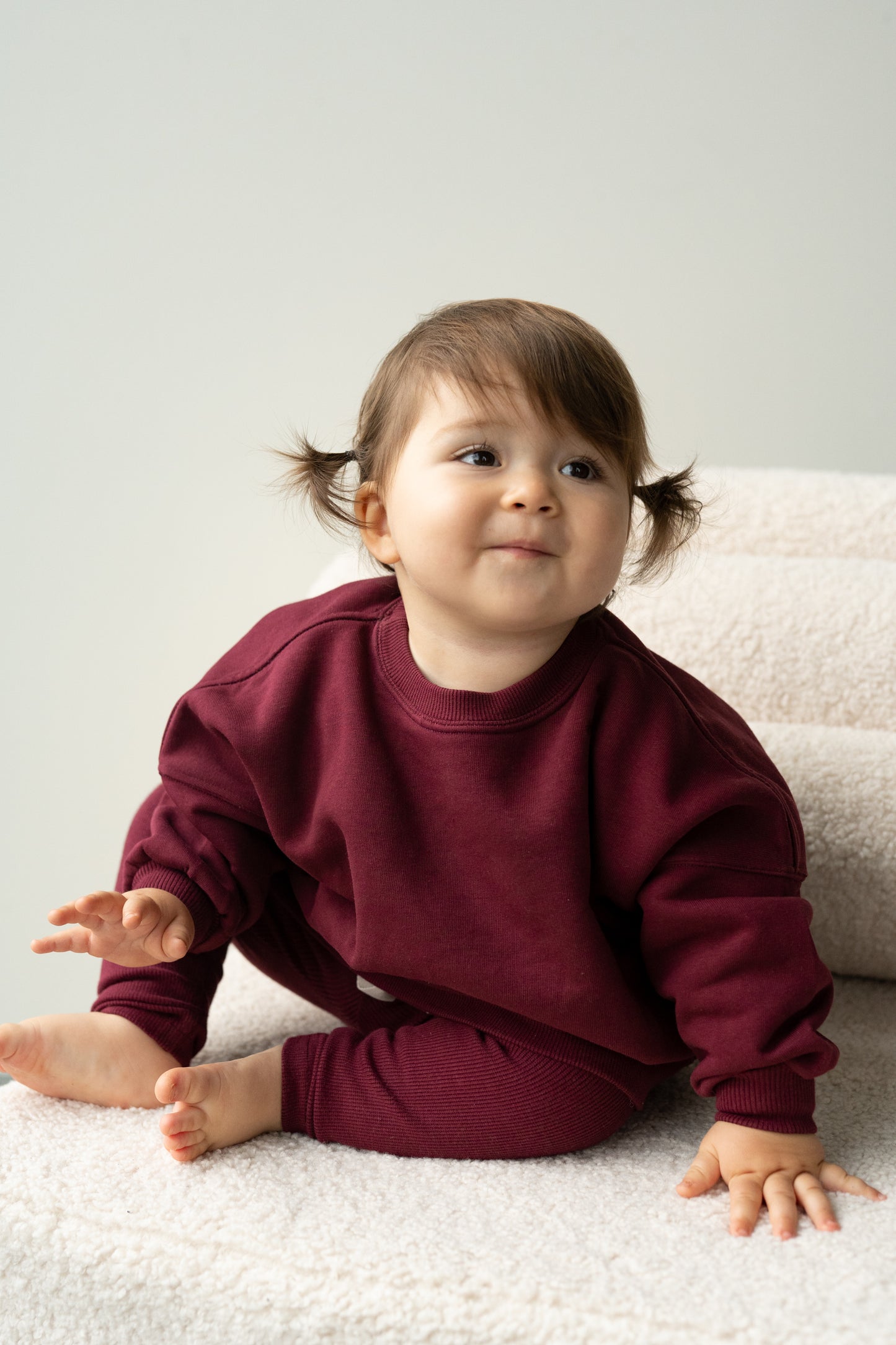 BLUZA OVERSIZE BORDO