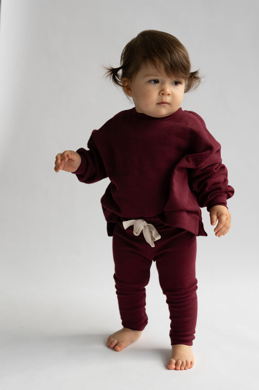 Legginsy BORDO