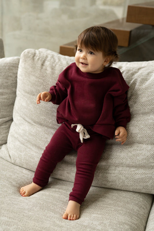 Legginsy BORDO