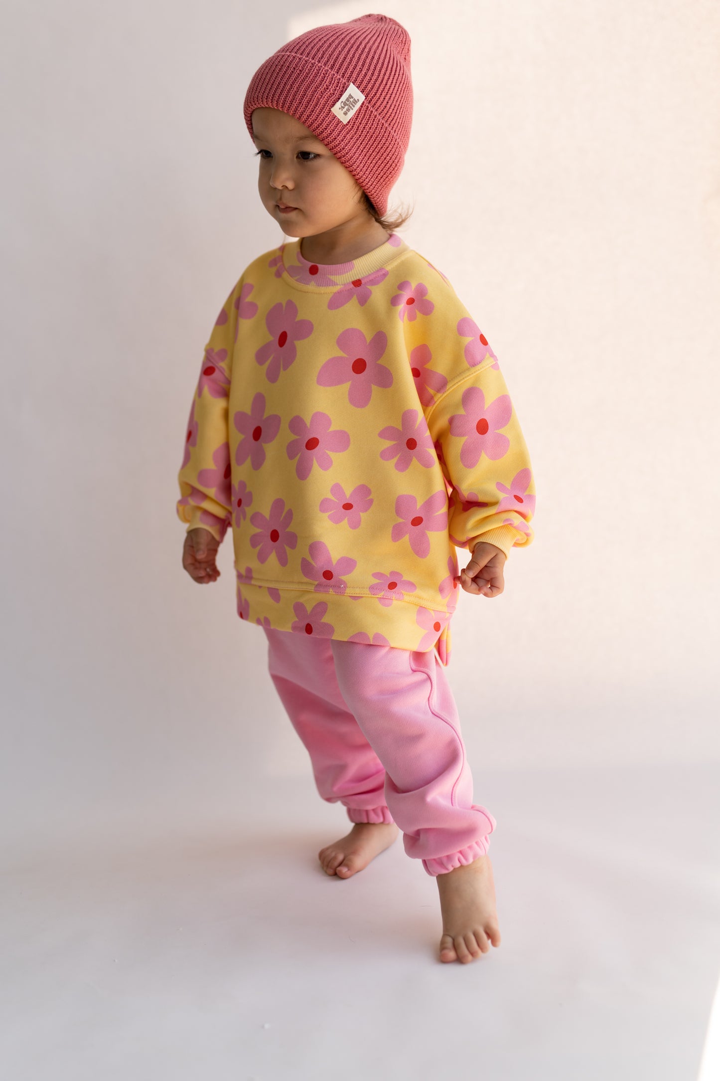 Bluza oversize FLOWER POWER BUTTER