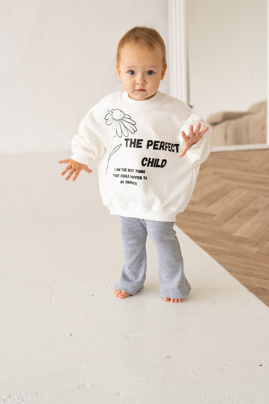 Bluza oversize ŚMIETANKOWA STOKROTKI