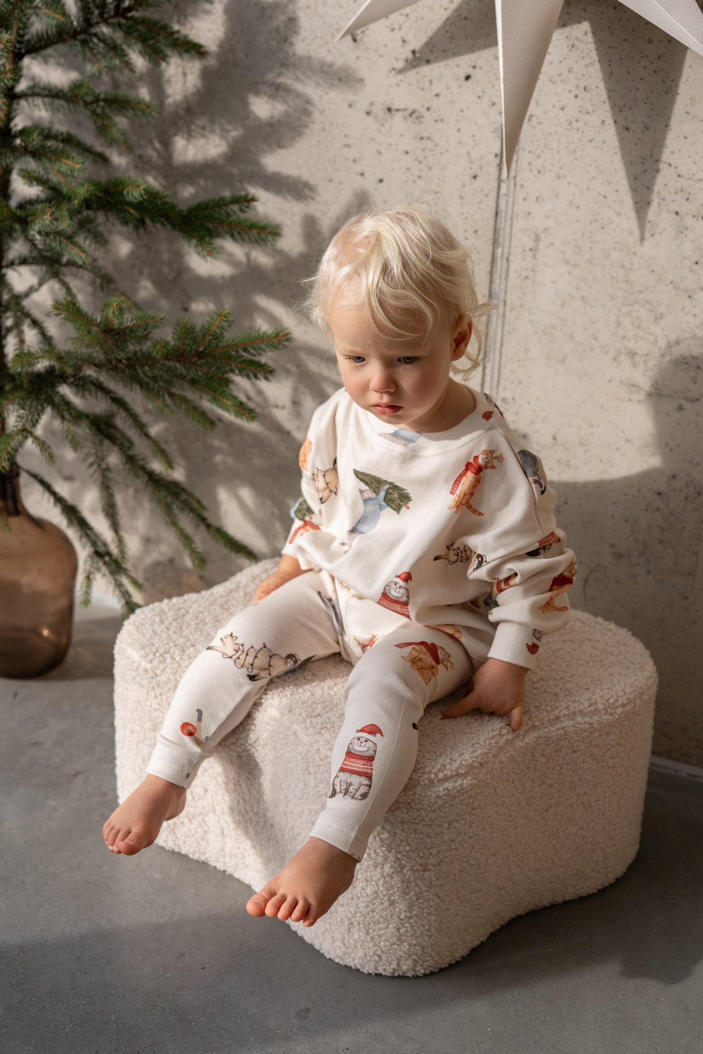 Legginsy ZIMOWE KOTY