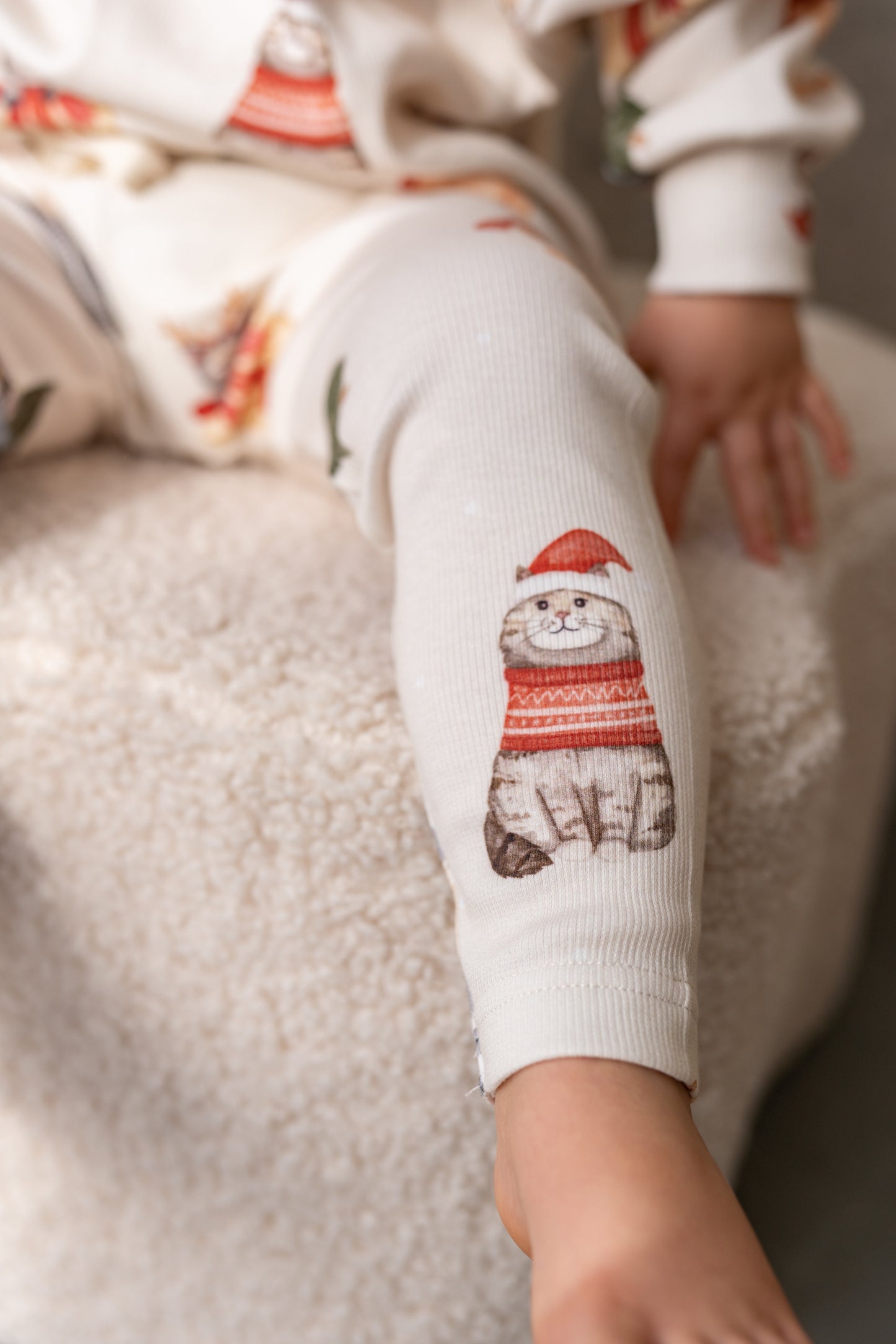 Legginsy ZIMOWE KOTY