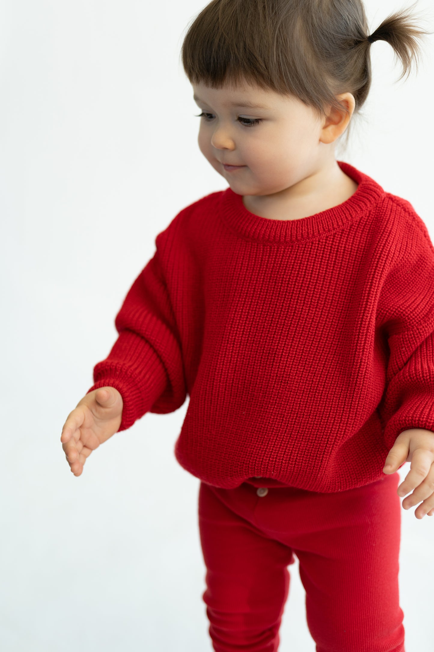 Sweter merino CLASSIC RED