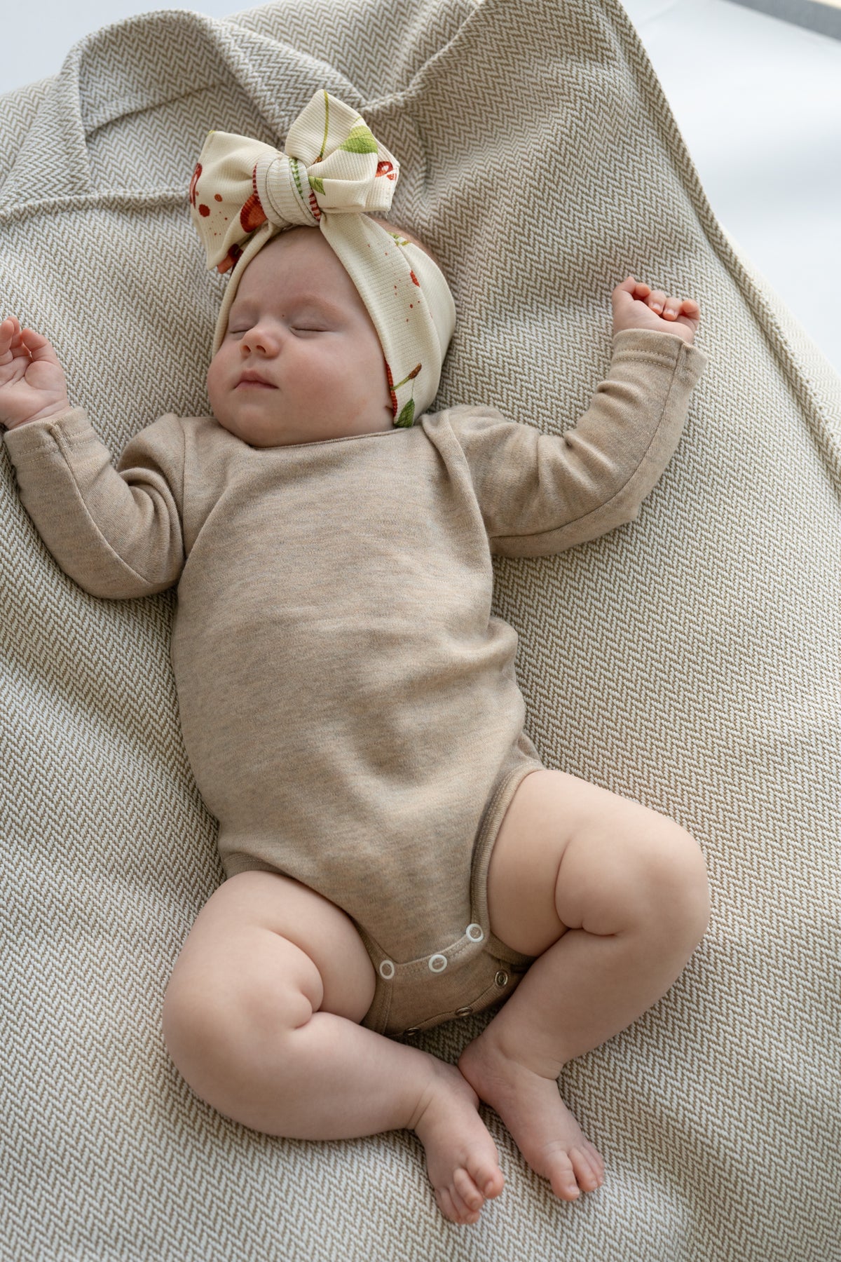Body merino ALMOND