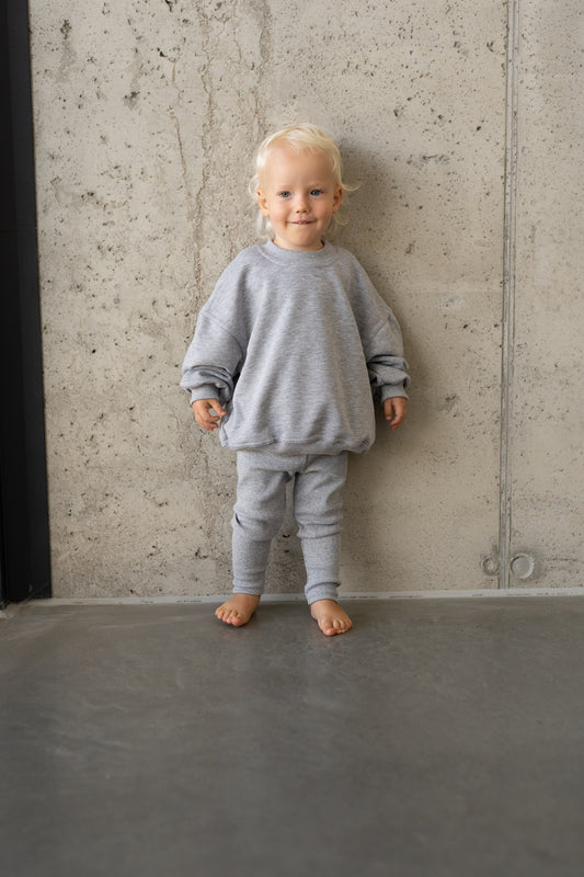 Bluza oversize SZARA