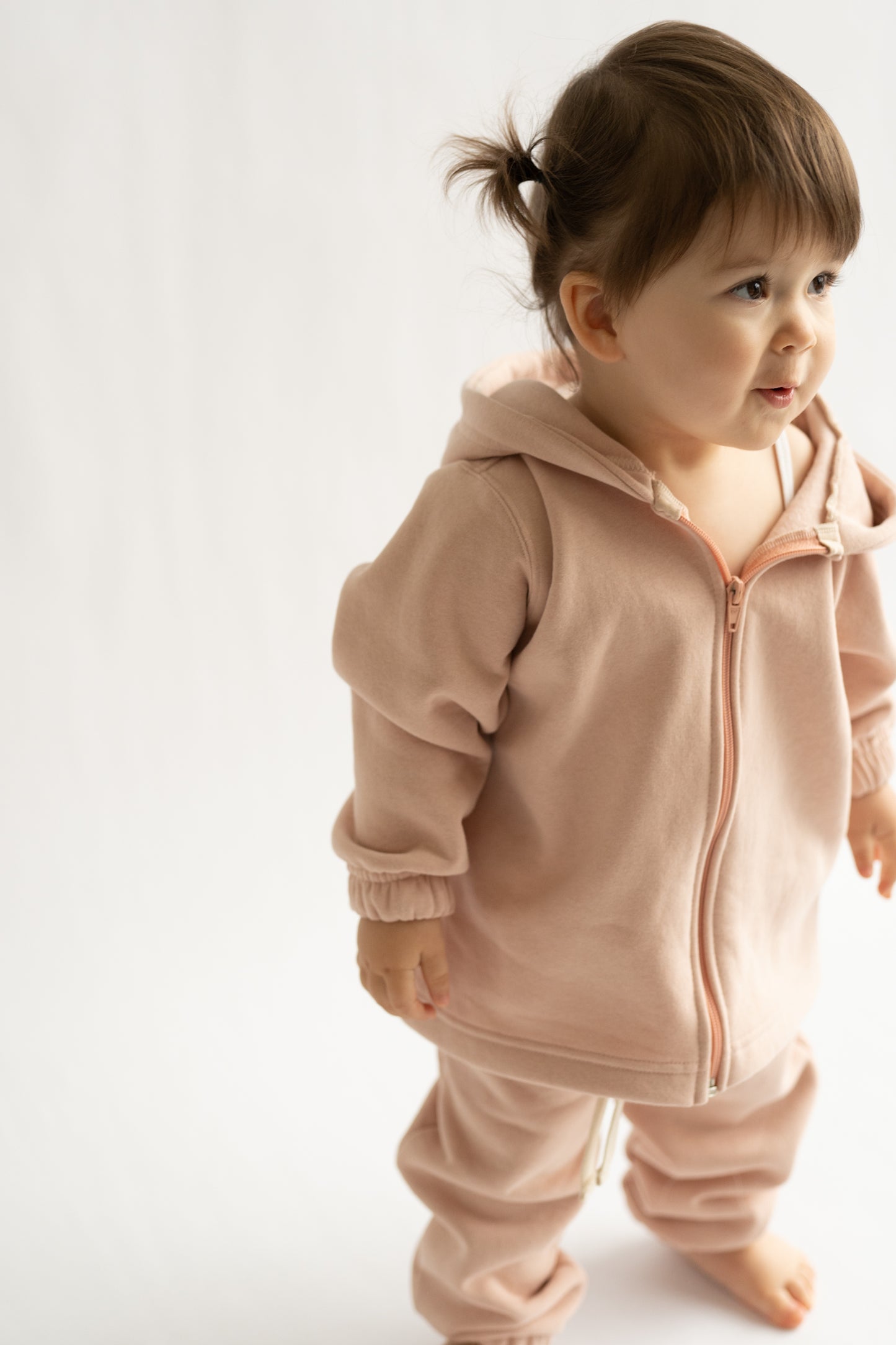 Bluza na zamek BRZOSKWINKA