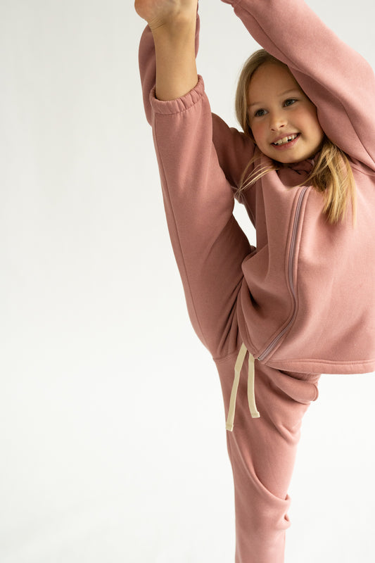 Bluza na zamek MAUVE