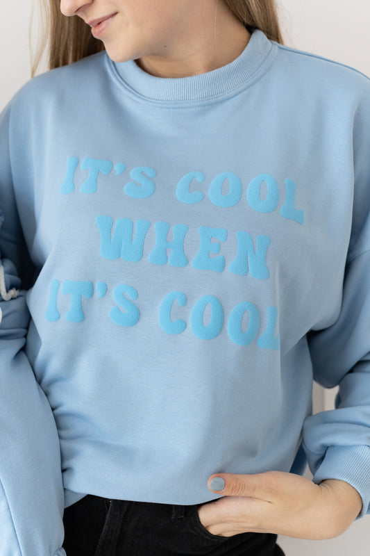 BLUZA OVERSIZE IT'S COOL