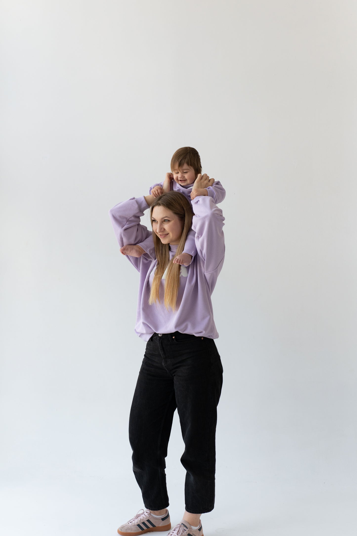 BLUZA OVERSIZE VOILA LILA