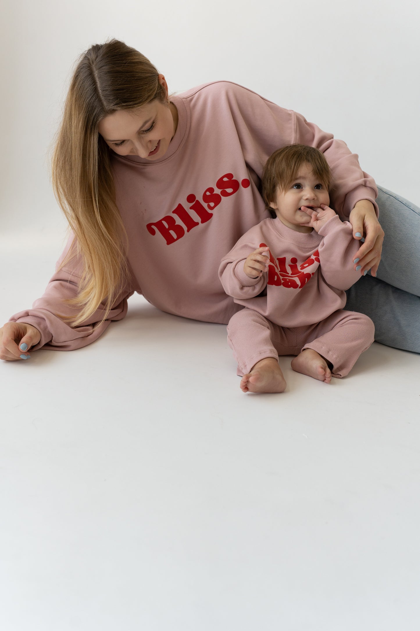 BLUZA OVERSIZE BLISSBABY RÓŻ