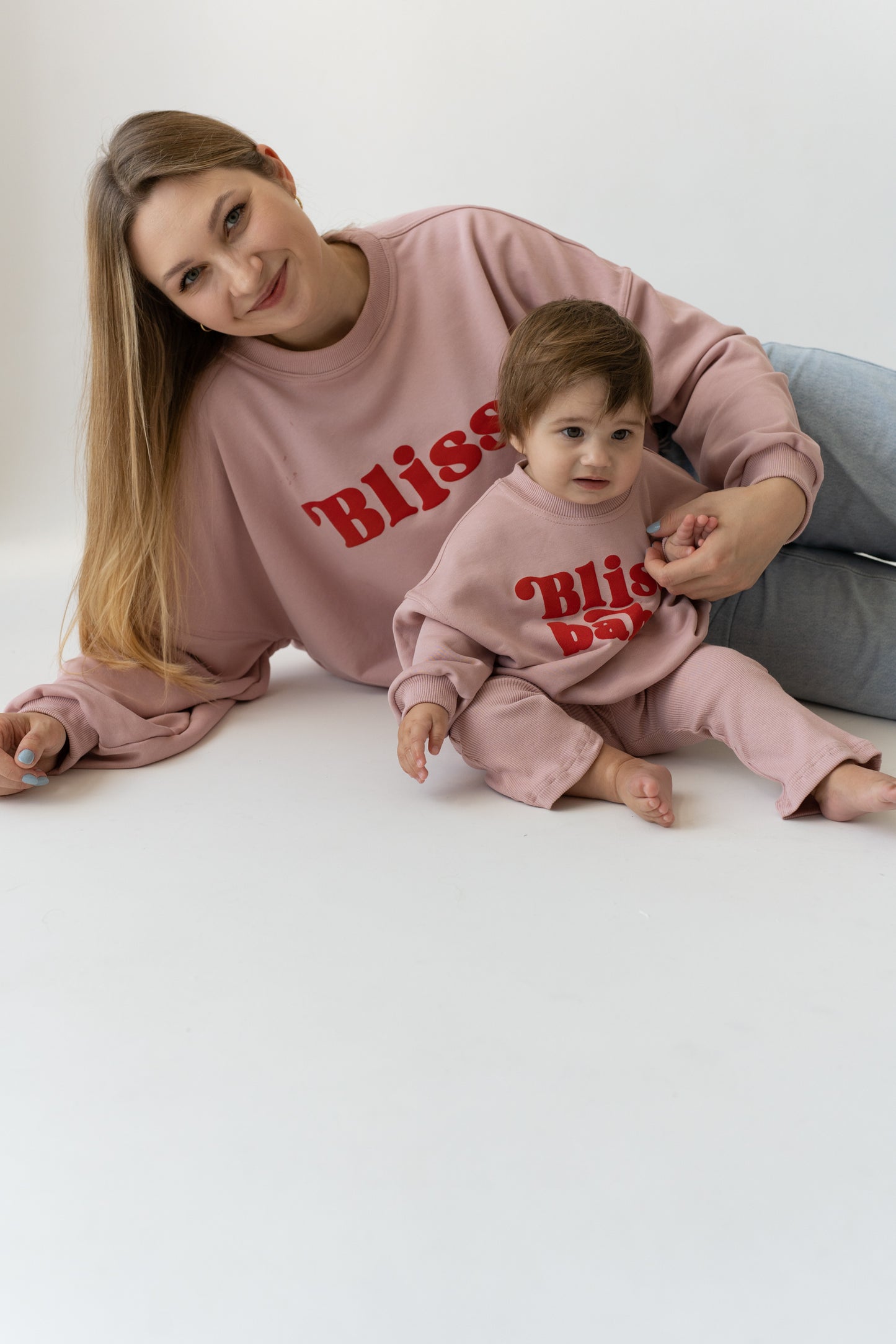 BLUZA OVERSIZE BLISSBABY RÓŻ