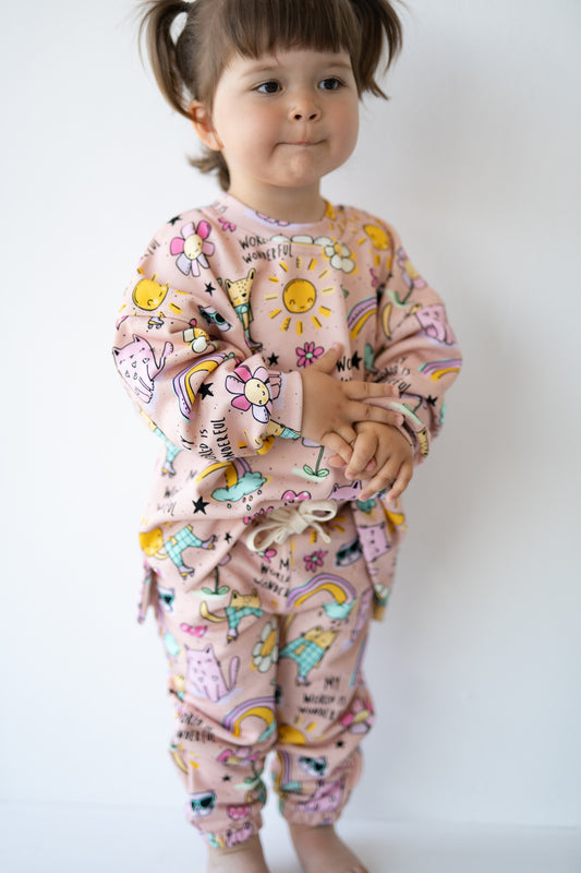 Bluza oversize WONDERFUL WORLD