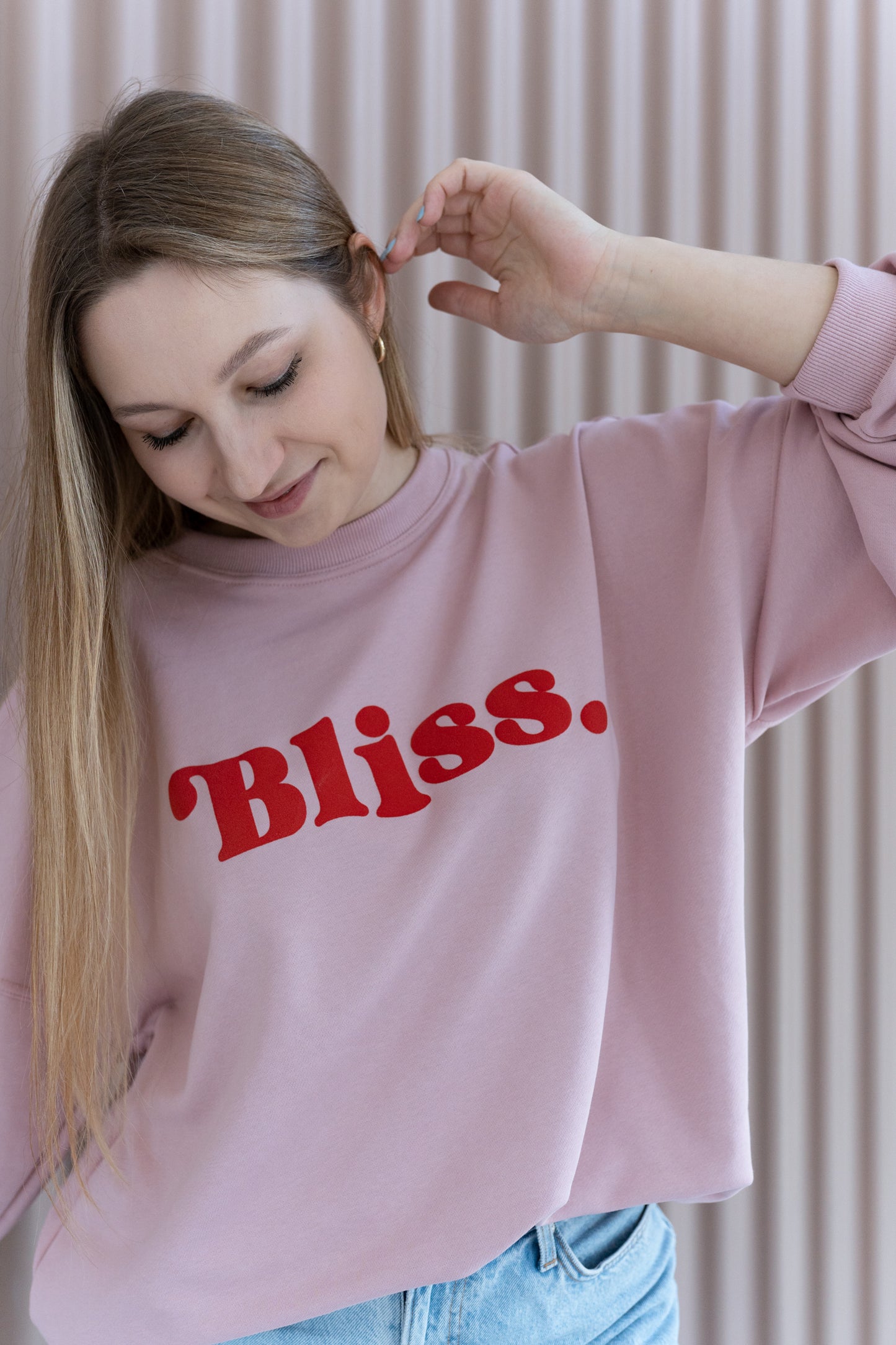 BLUZA OVERSIZE BLISS RÓŻ