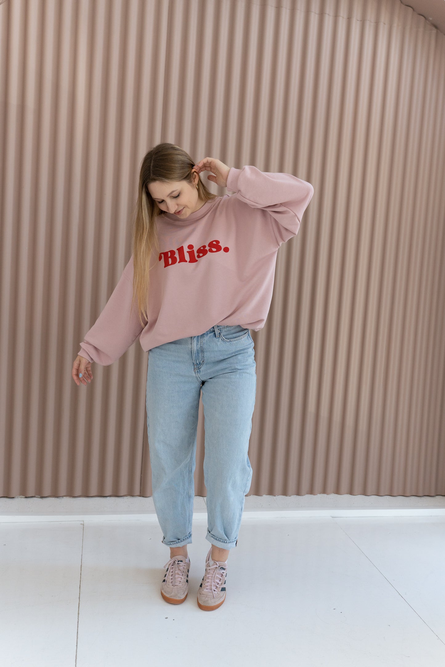 BLUZA OVERSIZE BLISS RÓŻ