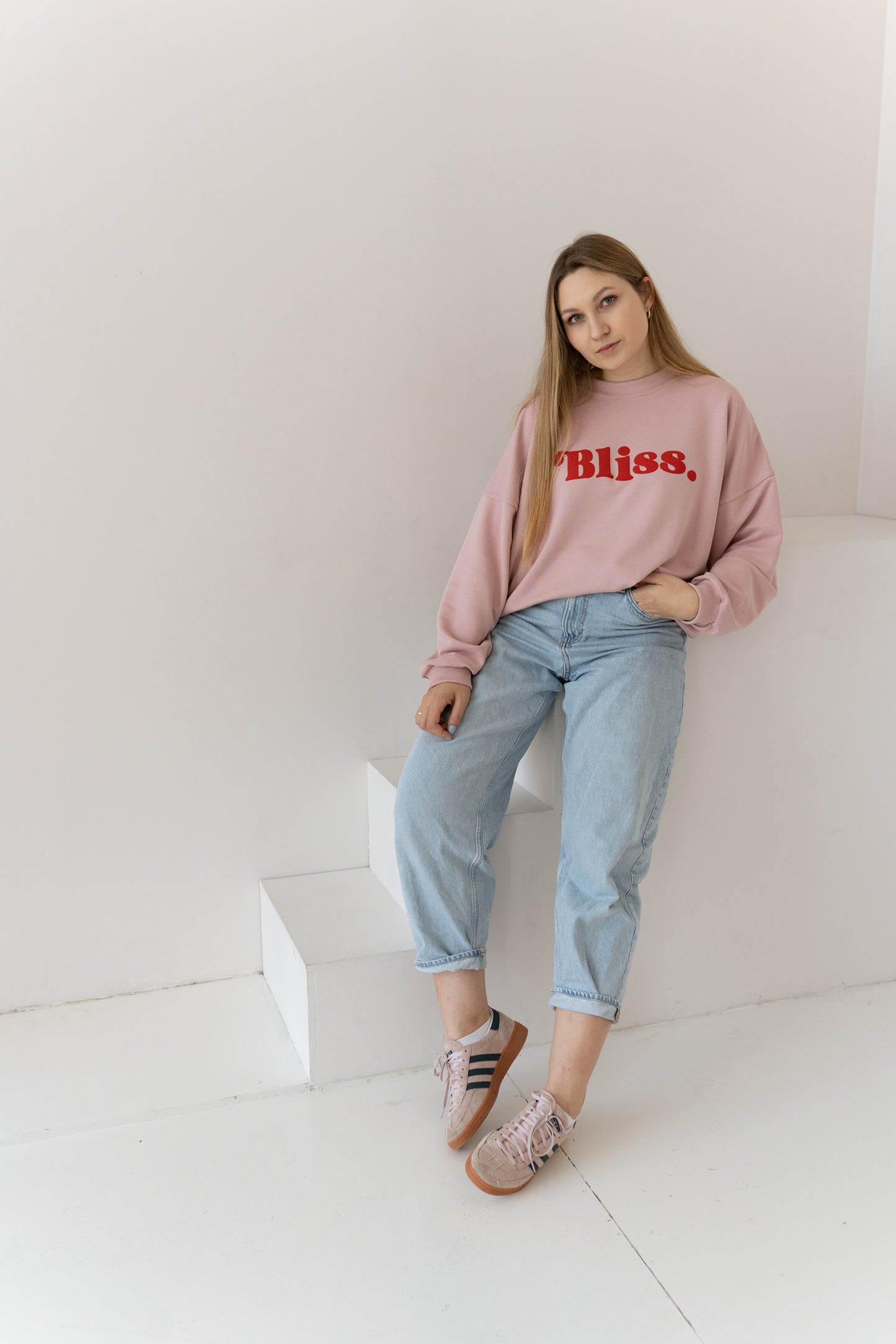 BLUZA OVERSIZE BLISS RÓŻ