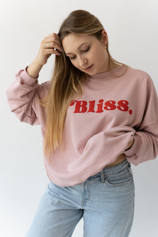 BLUZA OVERSIZE BLISS RÓŻ