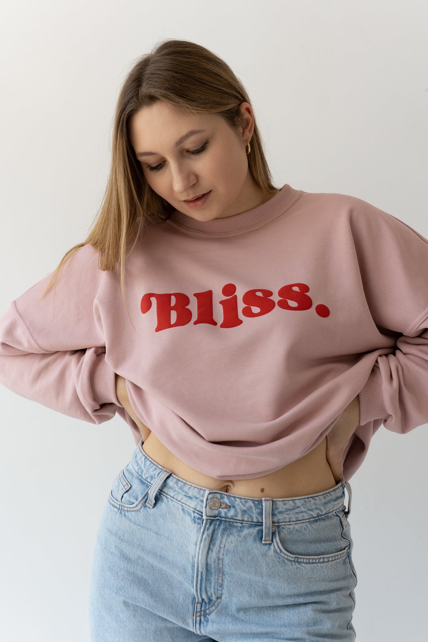 BLUZA OVERSIZE BLISS RÓŻ