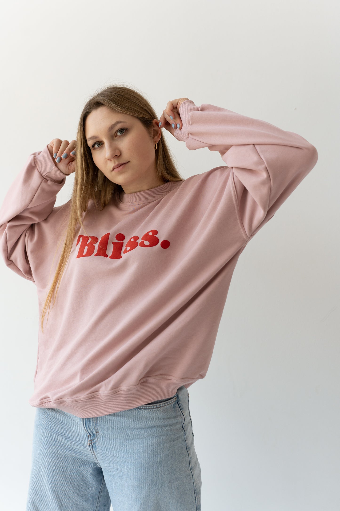 BLUZA OVERSIZE BLISS RÓŻ