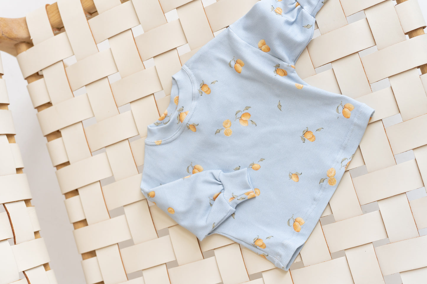 Bluza prążkowana oversize CYTRYNKI