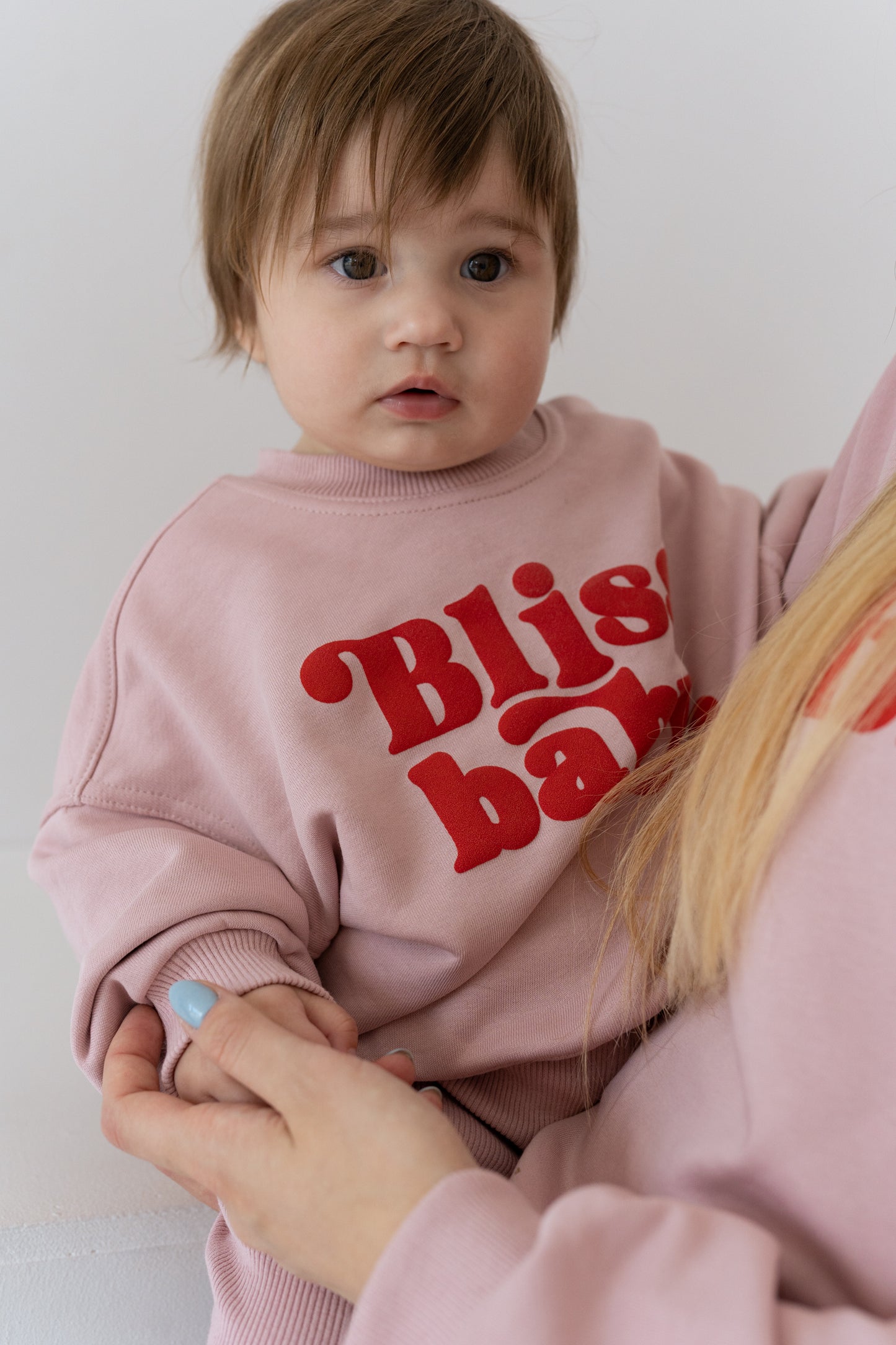 BLUZA OVERSIZE BLISSBABY RÓŻ