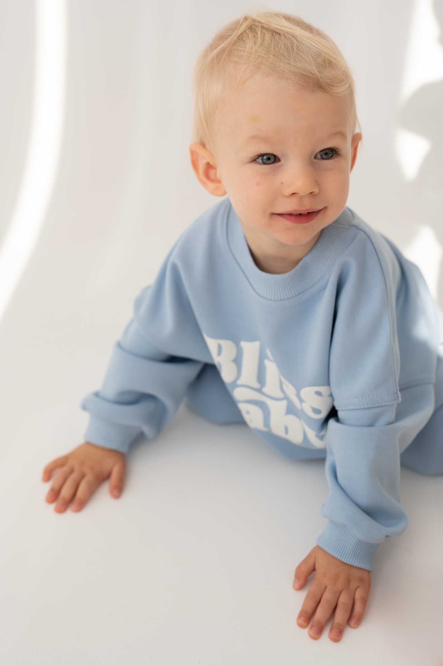 BLUZA OVERSIZE BLISSBABY BŁĘKIT