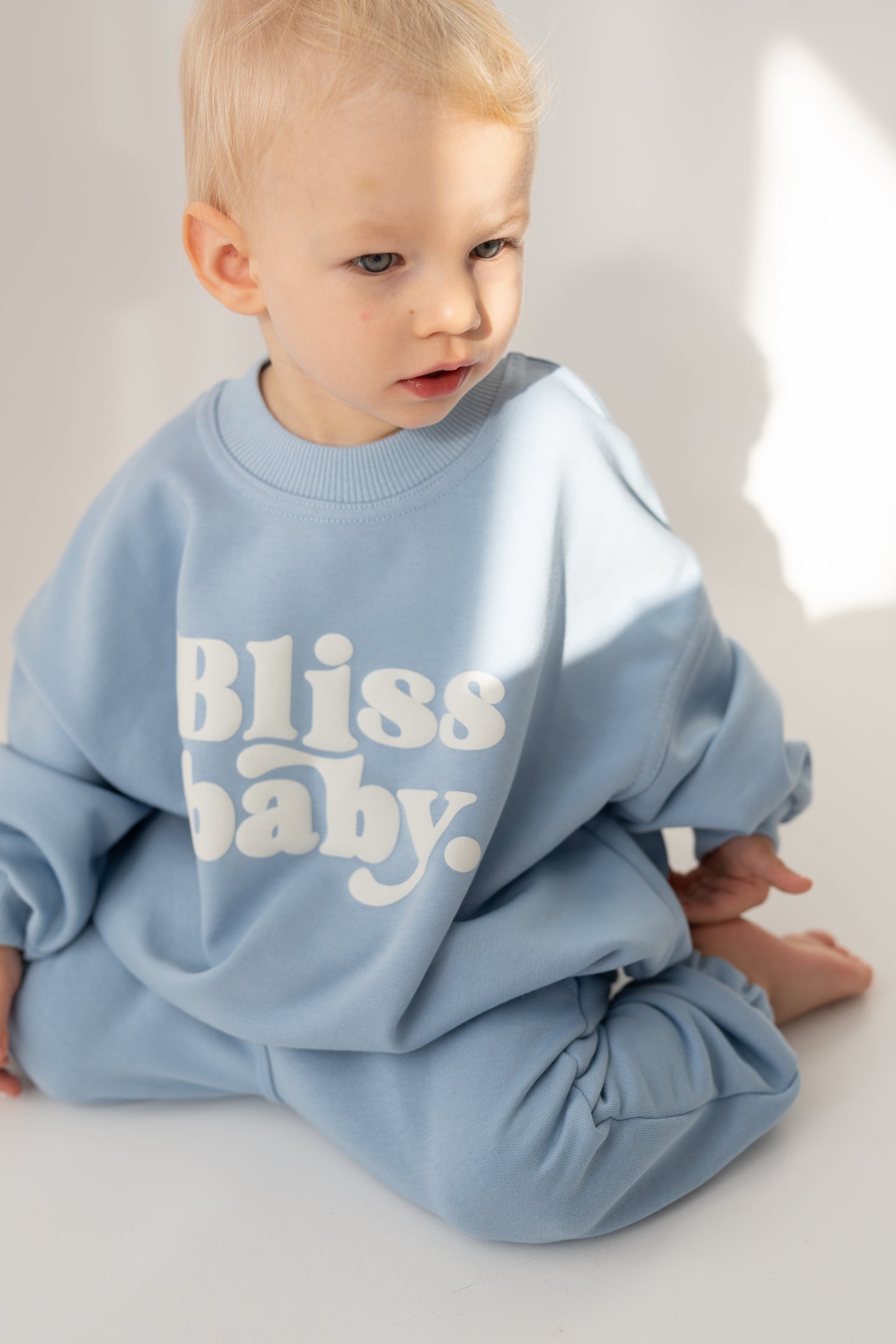 BLUZA OVERSIZE BLISSBABY BŁĘKIT
