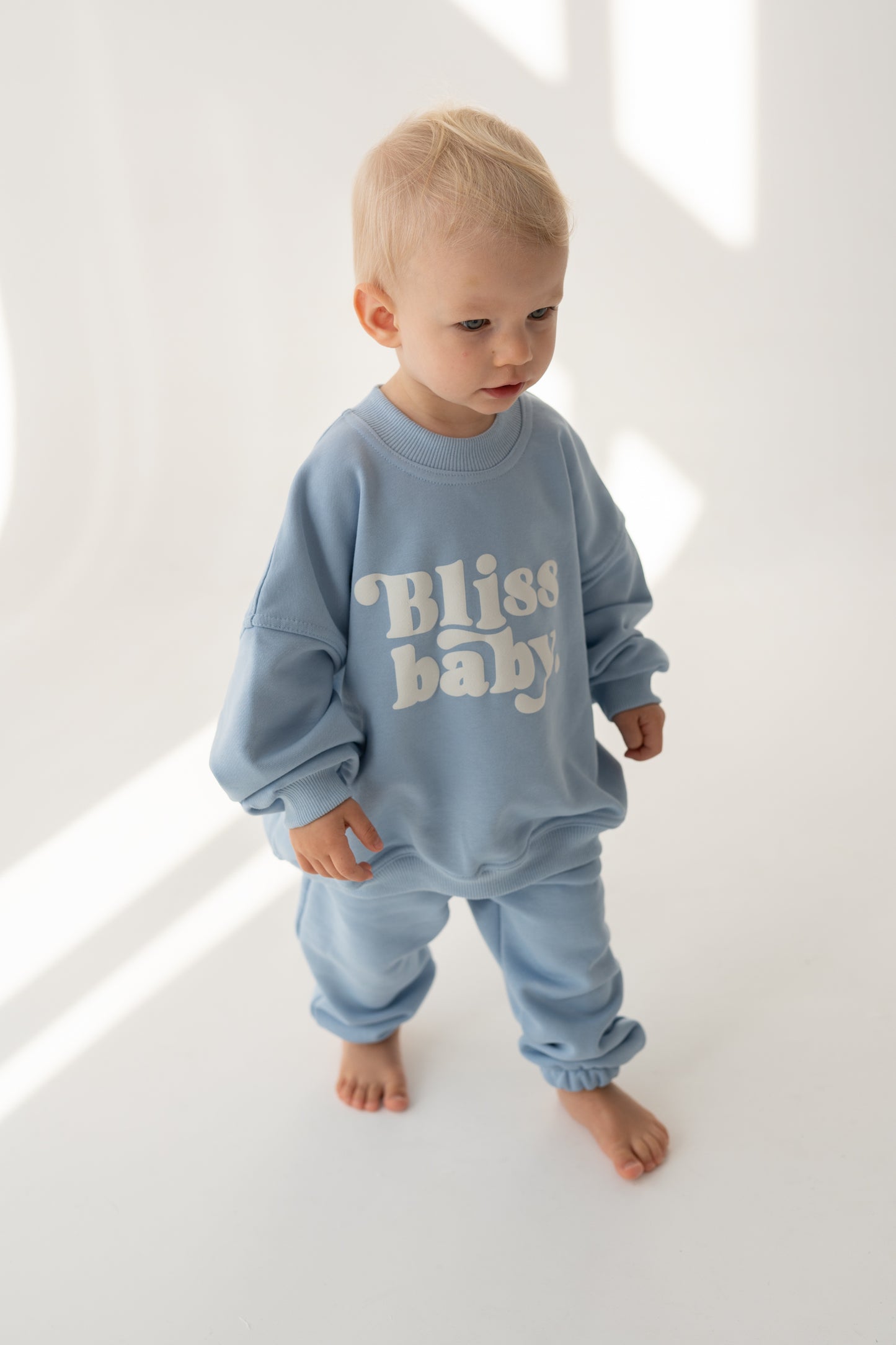 BLUZA OVERSIZE BLISSBABY BŁĘKIT