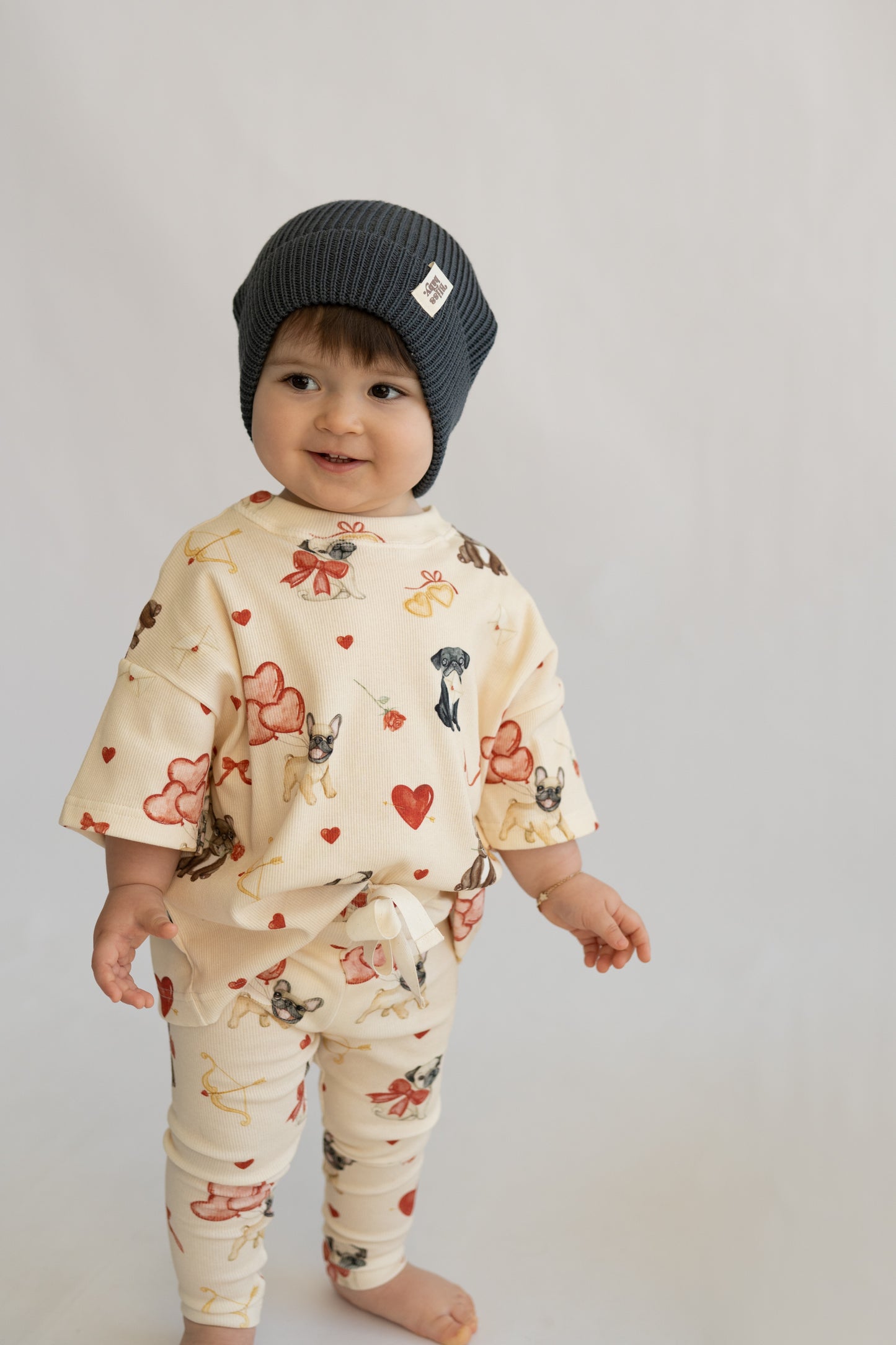 Czapka merino STORM GREY