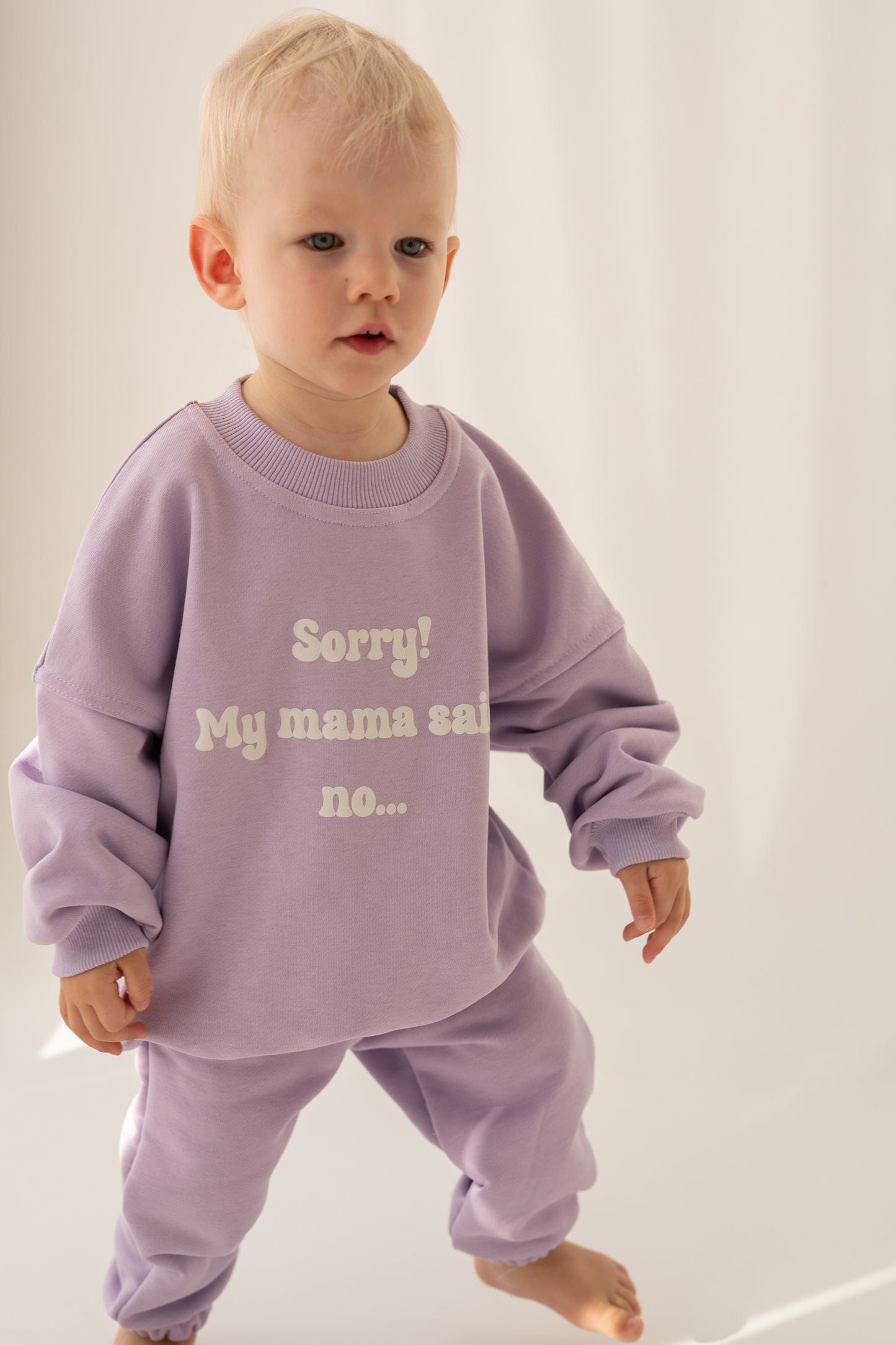 BLUZA OVERSIZE SAID NO... LILA