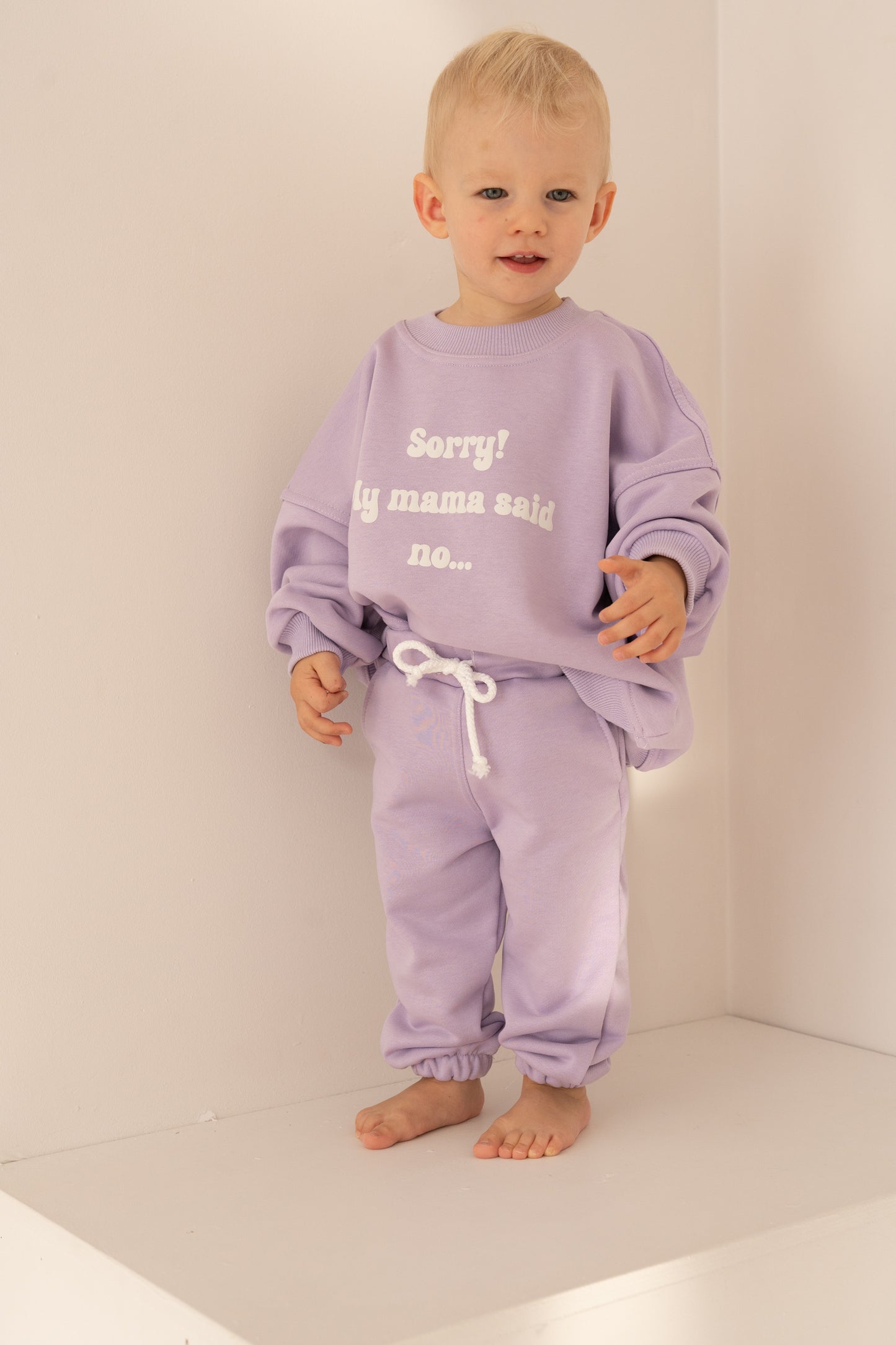 BLUZA OVERSIZE SAID NO... LILA