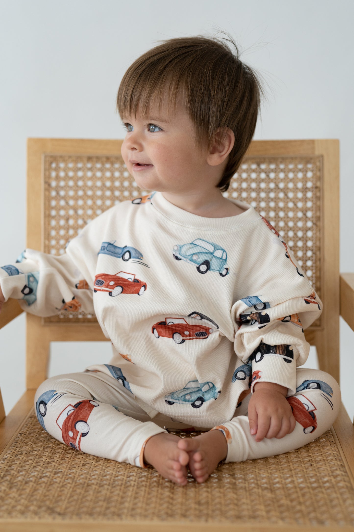 Bluza prążkowana oversize RETRO AUTKA