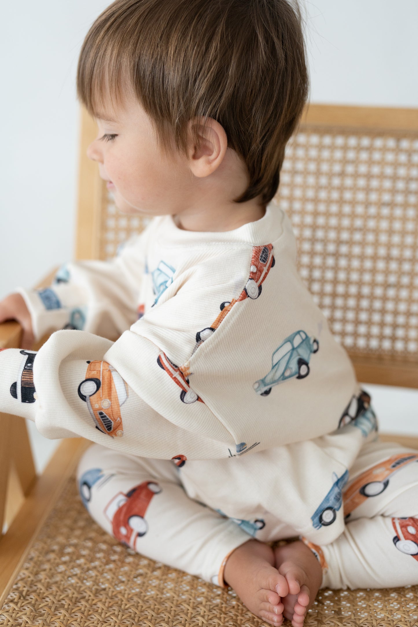Bluza prążkowana oversize RETRO AUTKA