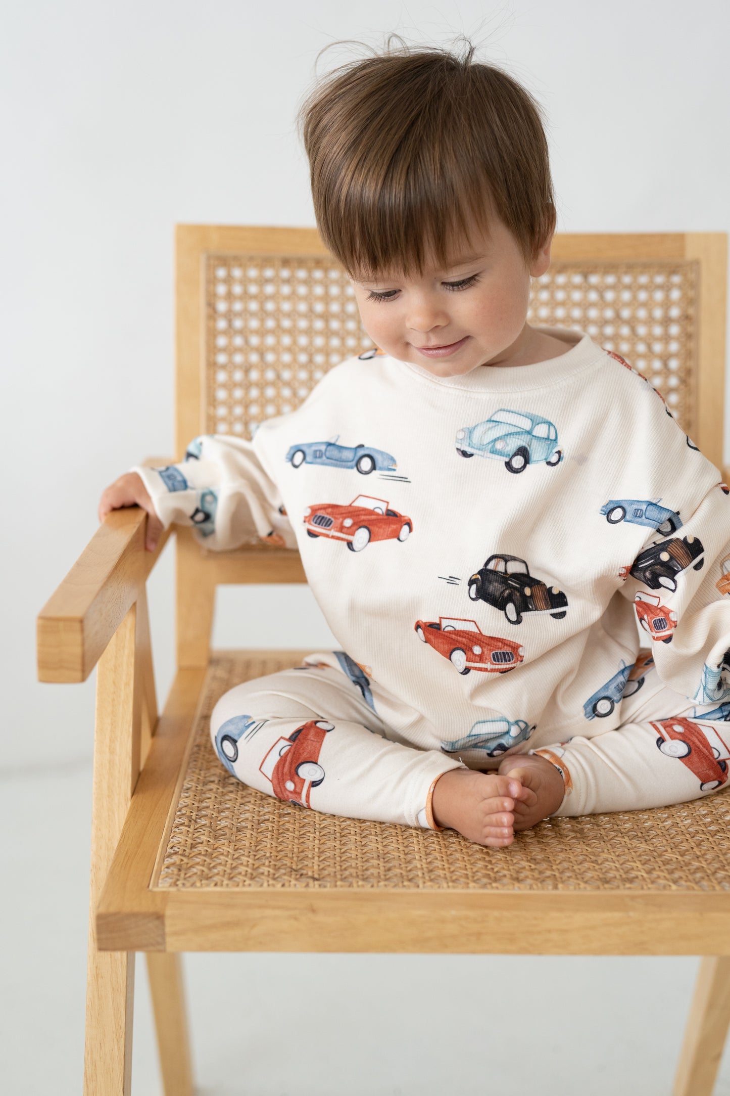 Bluza prążkowana oversize RETRO AUTKA