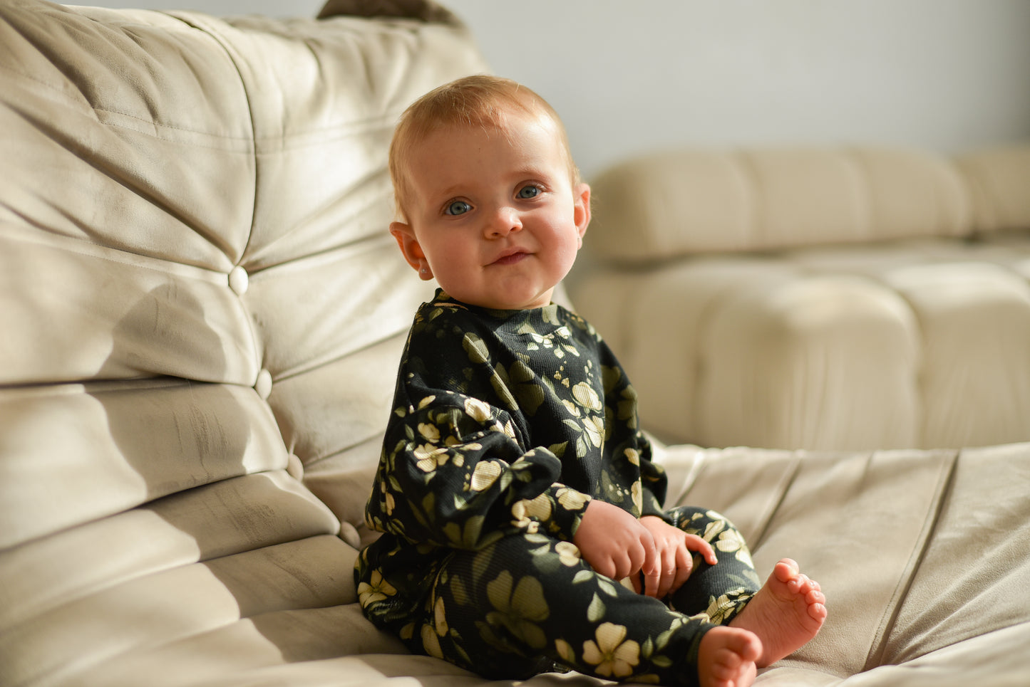 Bluza prążkowana oversize RÓŻE CZARNE