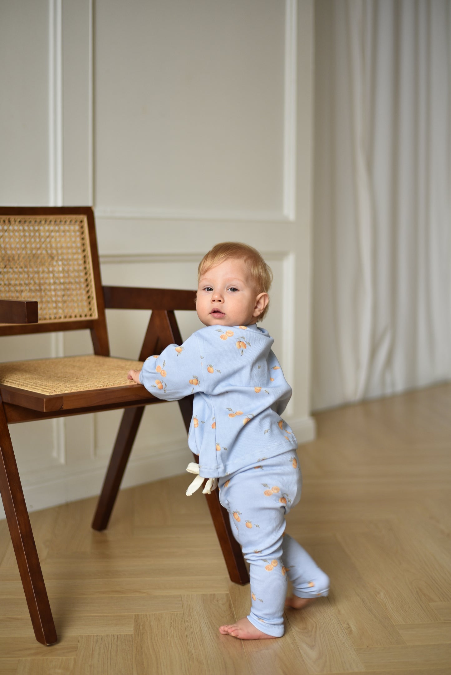 Bluza prążkowana oversize CYTRYNKI