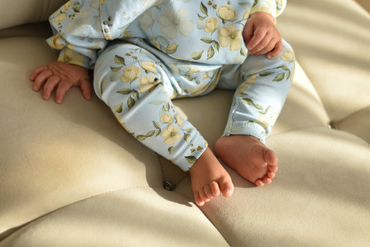 Legginsy RÓŻE BŁĘKITNE