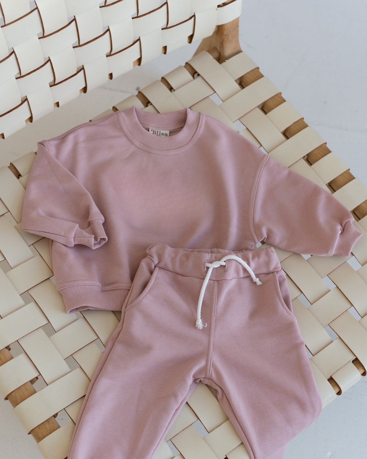 BLUZA OVERSIZE BLISSBABY RÓŻ