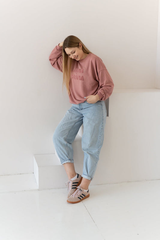 BLUZA OVERSIZE MAMA DRAMA MURDUM