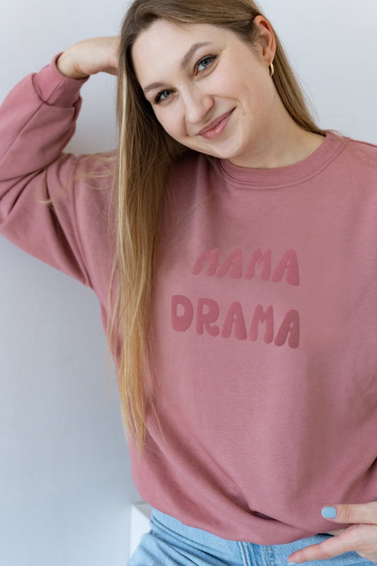 BLUZA OVERSIZE MAMA DRAMA MURDUM